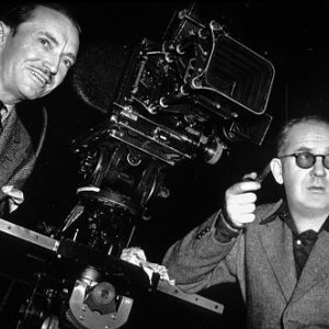 Bert Glennon e John Ford sul set di OMBRE ROSSE