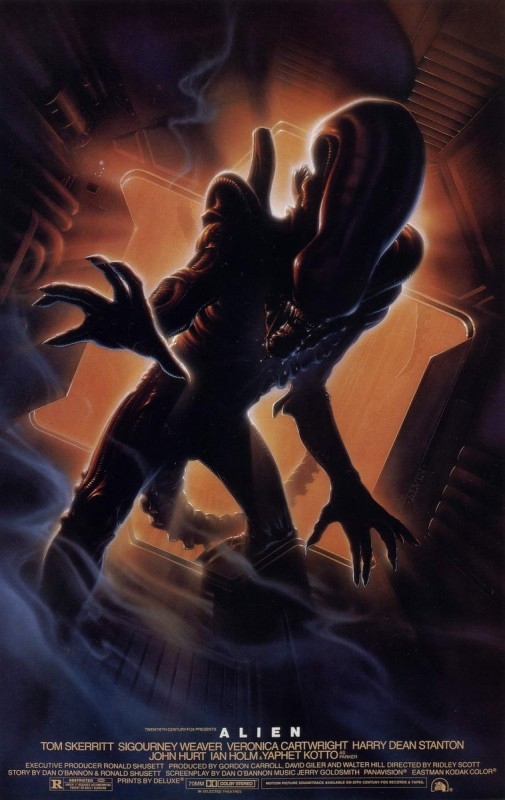 Una delle locandine originali di ALIEN