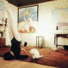 Miriam Karlin in una scena di ARANCIA MECCANICA