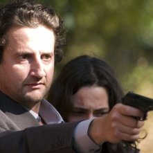 Rino Diana in una scena de Il bosco fuori