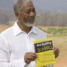 Morgan Freeman in una scena di Un'impresa da Dio