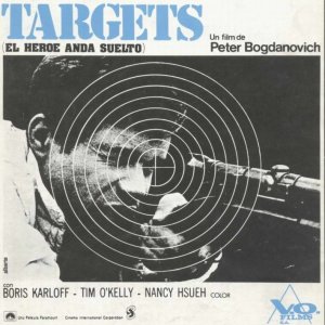 La locandina spagnola di BERSAGLI