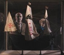 Manoel De Oliveira e Maria Isabel de Oliveira in una scena di  Cristóvão Colombo - O Enigma