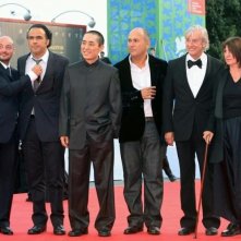 I giurati Emanuele Crialese, Alejandro González Iñárritu, Zhang Yimou, Ferzan Ozpetek, Paul Verhoeven e Catherine Breillat