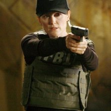 Julianne Moore in una scena del thriller sci-fi Next (2007)