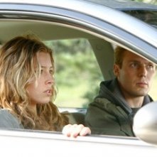 Nicolas Cage e Nicolas Pajon in una scena del film Next