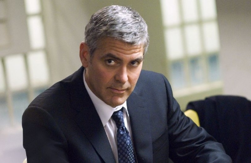 Una bella immagine di George Clooney in Michael Clayton
