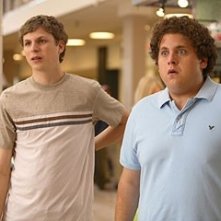 Jonah Hill e Michael Cera in una scena del film SuxBad 