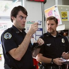 Seth Rogen e Bill Hader in una scena di SuxBad ??' 3 menti sopra il pelo