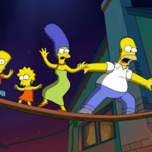 Un'immagine di scena del film de I Simpson