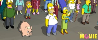 Un'immagine da I Simpson - il film