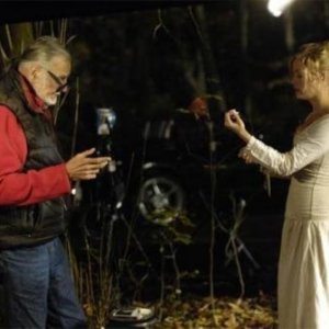 George Romero sul set del film Diary of the Dead