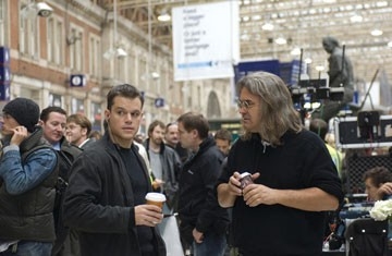 Matt Damon E Paul Greengrass Sul Set Del Film The Bourne Ultimatum 47373