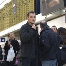Matt Damon in una scena del thriller The Bourne Ultimatum