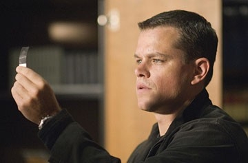 Matt Damon in una immagine di The Bourne Ultimatum