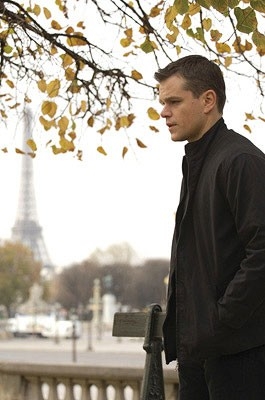 M. Damon in una scena del film The Bourne Ultimatum