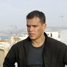 Matt Damon in una scena drammatica del film The Bourne Ultimatum