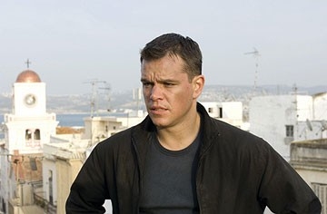 Matt Damon in una scena drammatica del film The Bourne Ultimatum