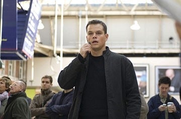 2007: Matt Damon in una scena del film The Bourne Ultimatum