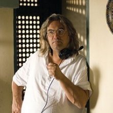 Il regista Paul Greengrass sul set del film The Bourne Ultimatum