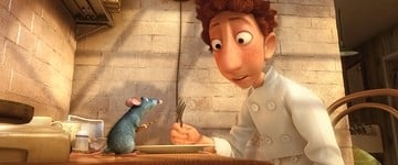 Una scena del film Ratatouille, del 2007