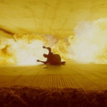 Una scena del film Live Free or Die Hard, del franchise Trappola di cristallo