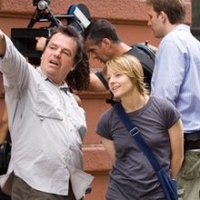 Neil Jordan con Jodie Foster sul set de Il buio nell'anima