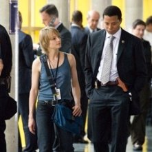 Terrence Howard e Jodie Foster in una scena de Il buio nell'anima