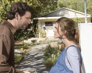Keri Russell e Jeremy Sisto in una scena del film Waitress