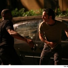 Nicolas Vaporidis in una scena del film Cemento armato, per la regia di Marco Martani