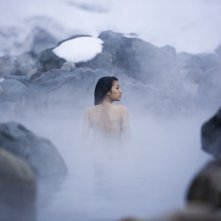 Sei Ashina in una suggestiva scena del film Seta