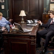 Tom Cruise, Meryl Streep e Robert Redford in una scena di Leoni per agnelli