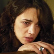 primissimo piano di Asia Argento in una scena del film La terza Madre
