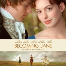 Wallpaper del film Becoming Jane - Il ritratto di una donna contro con la Hathaway