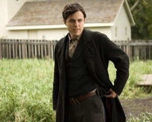 Casey Affleck in una scena del dramma The Assassination of Jesse James