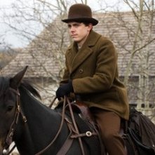 Casey Affleck in una scena del film The Assassination of Jesse James