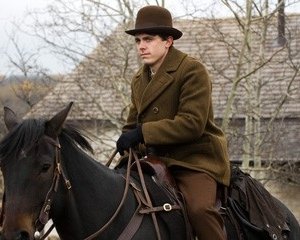 Casey Affleck in una scena del film The Assassination of Jesse James