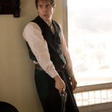 Sam Rockwell in una sequenza del dramma L'assassinio di Jesse James