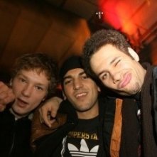 Berlinale 2006: Elyas M'Barek insieme a Jakob Matschenz e Mike Adler presenta Wholetrain