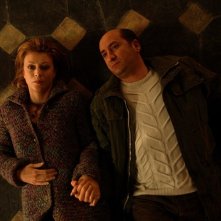 Albanese con Margherita Buy in una sequenza del film Giorni e nuole