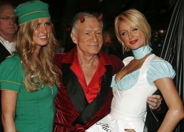 Halloween 2007: Paris Hilton e Hugh Hefner