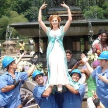 Amy Adams  in una scena di Come d'incanto (Enchanted)