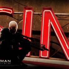 Un suggestivo wallpaper del film Hitman - L'assassino