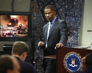 Jamie Foxx in una scena di The Kingdom (2007)