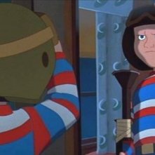 Una immagine del film Il gigante di ferro