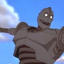 Una sequenza del film d'animazione Il gigante di ferro