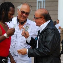 Massimo Boldi sul set di Matrimonio alle Bahamas