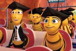 Una sequenza di Bee Movie, pellicola diretta da Steve Hickner e Simon J. Smith