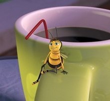 Una divertente immagine del film Bee Movie