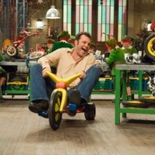 Vince Vaughn in una sequenza di Fred Claus - Un fratello sotto l'albero